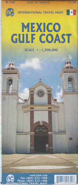 Mexico Gulf Coast Travel Reference Map 1:1.3M - Wide World Maps & MORE!