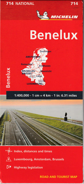 Benelux (National 714) - Wide World Maps & MORE!
