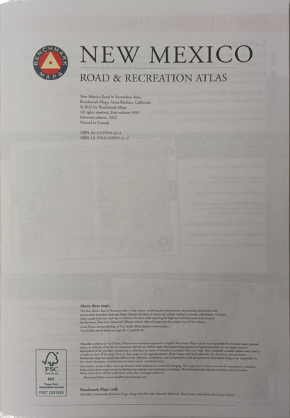 New Mexico Road & Recreation Atlas: Field Checked for Accuracy (Land of Enchantment) - Wide World Maps & MORE!