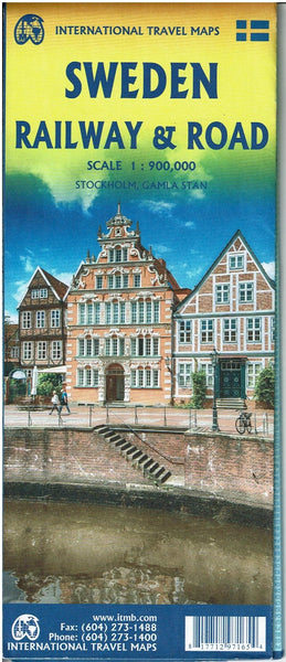 Sweden Railway & Road | Stockholm, Gamla Stan - Wide World Maps & MORE! - Map - ITMB Publishing, Ltd. - Wide World Maps & MORE!