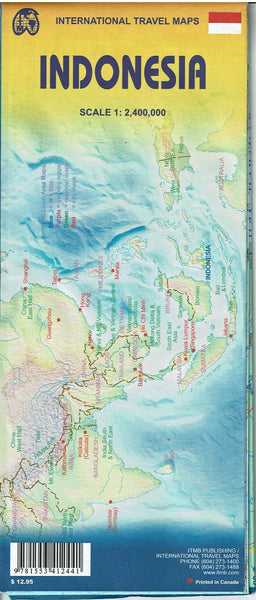 Indonesia 1:2.4M Travel Map (International Travel Maps) - Wide World Maps & MORE! - Map - ITMB Publishing, Ltd. - Wide World Maps & MORE!