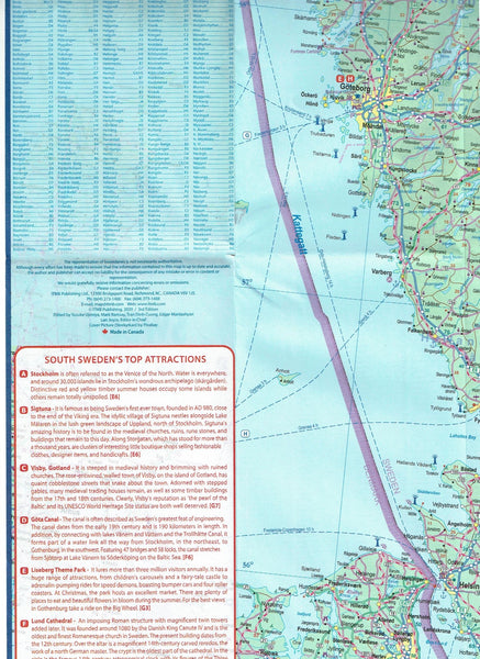 Sweden Railway & Road | Stockholm, Gamla Stan - Wide World Maps & MORE! - Map - ITMB Publishing, Ltd. - Wide World Maps & MORE!