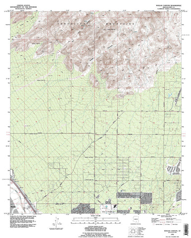 RUELAS CANYON, Arizona 7.5' - Wide World Maps & MORE!