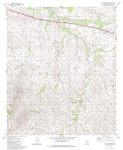 THE NARROWS, Arizona 7.5' - Wide World Maps & MORE!