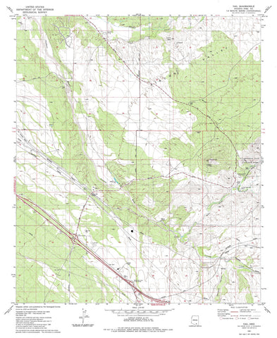 VAIL, Arizona 7.5' - Wide World Maps & MORE!