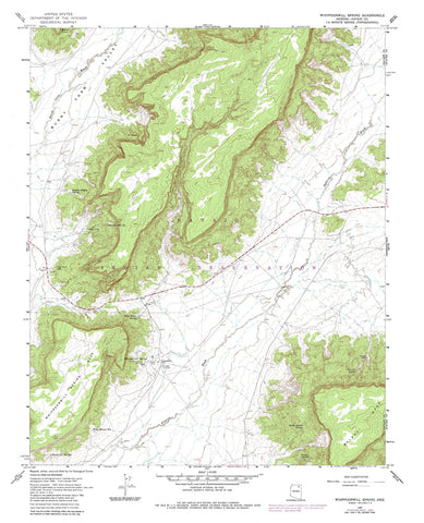 WHIPPOORWILL SPRING, Arizona 7.5' - Wide World Maps & MORE!