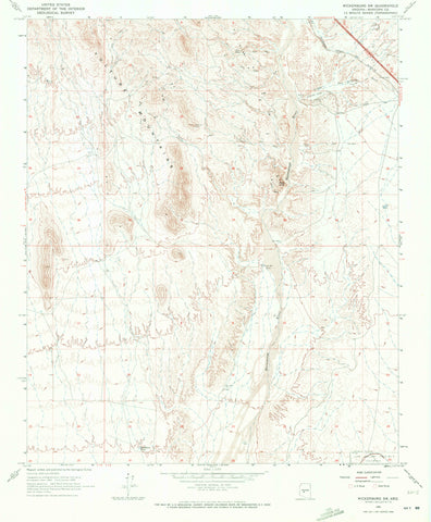 Wickenburg Southwest, Arizona 1965 (7.5'×7.5' Topographic Quadrangle) - Wide World Maps & MORE!