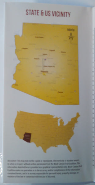 Black Canyon National Recreation Trails Map - Arizona - Wide World Maps & MORE!