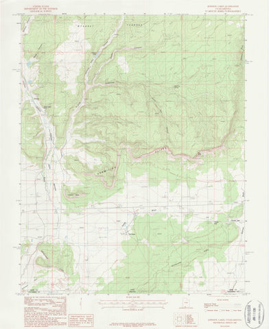 JOHNSON LAKES, Utah-Arizona (7.5'×7.5' Topographic Quadrangle) - Wide World Maps & MORE!