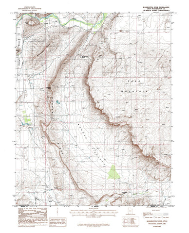 WASHINGTON DOME, UT 7.5' - Wide World Maps & MORE!