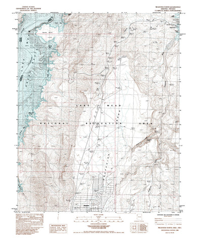 MEADVIEW NORTH, Arizona-Nevada 7.5' - Wide World Maps & MORE!