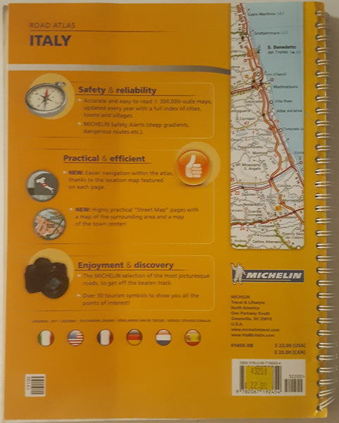 Michelin Italy Road Atlas - Wide World Maps & MORE! - Map - Michelin Travel Publications - Wide World Maps & MORE!