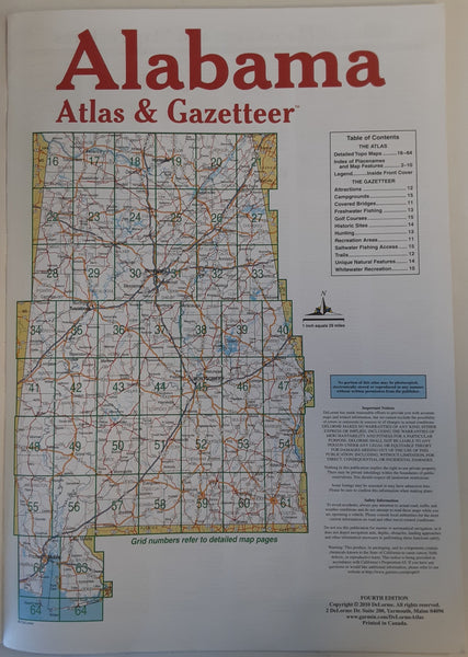 DeLorme® Alabama Atlas & Gazetteer - Wide World Maps & MORE! - Map - DeLorme - Wide World Maps & MORE!