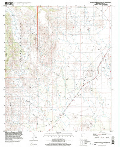 PEDREGOSA MTNS EAST, Arizona (7.5'×7.5' Topographic Quadrangle) - Wide World Maps & MORE!
