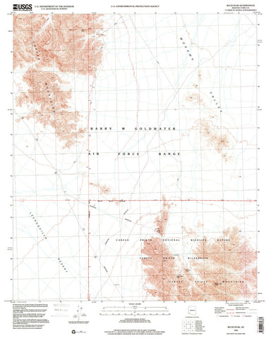 BUCK PEAK, Arizona 7.5' - Wide World Maps & MORE! - Map - Wide World Maps & MORE! - Wide World Maps & MORE!