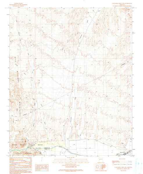 CASTANEDA HILLS SW, Arizona 7.5' - Wide World Maps & MORE! - Map - Wide World Maps & MORE! - Wide World Maps & MORE!