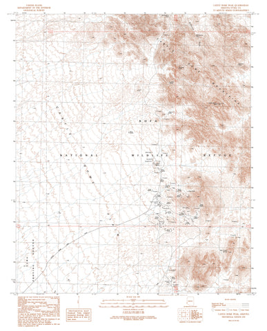 CASTLE DOME PEAK, Arizona (7.5'×7.5' Topographic Quadrangle) - Wide World Maps & MORE! - Map - Wide World Maps & MORE! - Wide World Maps & MORE!