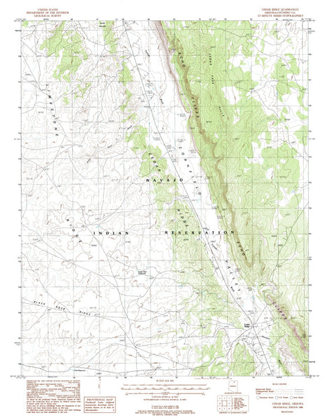 CEDAR RIDGE, Arizona 7.5' - Wide World Maps & MORE! - Map - Wide World Maps & MORE! - Wide World Maps & MORE!