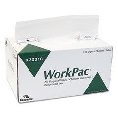CSD35318 WorkPac All Purpose Wipers, 2-Ply, White, 8.1 x 10 1/4, 125/Box (3-Box Pack Value Bundle) - Wide World Maps & MORE! - BISS - CSD35318 - Wide World Maps & MORE!