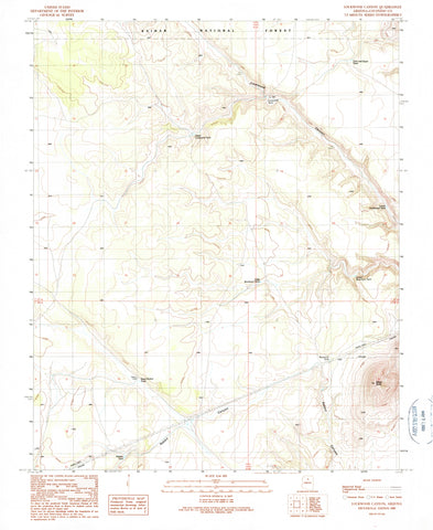 LOCKWOOD CANYON, Arizona (7.5'×7.5' Topographic Quadrangle) - Wide World Maps & MORE! - Map - Wide World Maps & MORE! - Wide World Maps & MORE!