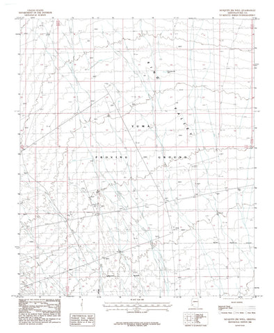 MESQUITE JIM WELL, Arizona 7.5' - Wide World Maps & MORE! - Map - Wide World Maps & MORE! - Wide World Maps & MORE!