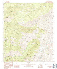 Mitchell Peak, Arizona (7.5'×7.5' Topographic Quadrangle) - Wide World Maps & MORE! - Map - Wide World Maps & MORE! - Wide World Maps & MORE!