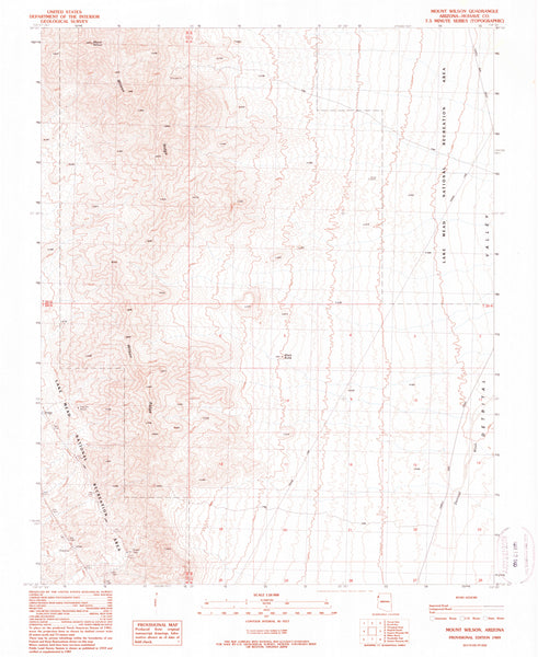 MOUNT WILSON, Arizona (7.5'×7.5' Topographic Quadrangle) - Wide World Maps & MORE! - Map - Wide World Maps & MORE! - Wide World Maps & MORE!