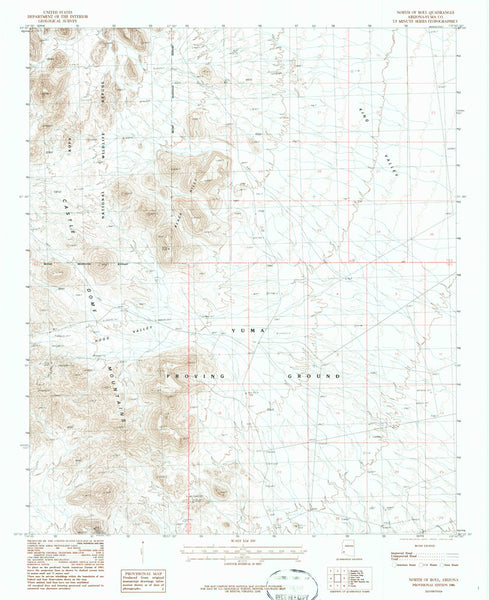 NORTH OF ROLL, Arizona 7.5' - Wide World Maps & MORE! - Map - Wide World Maps & MORE! - Wide World Maps & MORE!