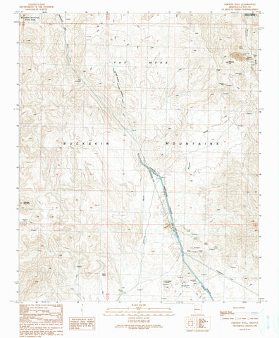 OSBORNE WELL, Arizona (7.5'×7.5' Topographic Quadrangle) - Wide World Maps & MORE! - Map - Wide World Maps & MORE! - Wide World Maps & MORE!