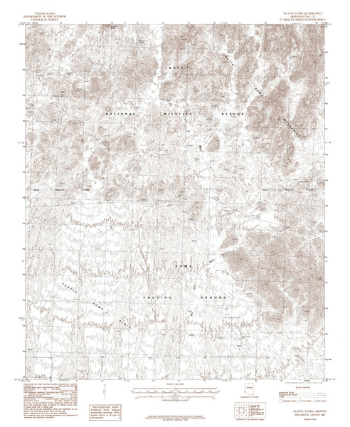 SALTON TANKS, Arizona 7.5' - Wide World Maps & MORE! - Map - Wide World Maps & MORE! - Wide World Maps & MORE!