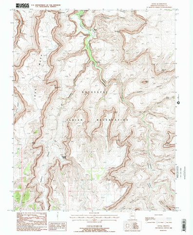 SUPAI, AZ (7.5'×7.5' Topographic Quadrangle) - Wide World Maps & MORE! - Map - Wide World Maps & MORE! - Wide World Maps & MORE!