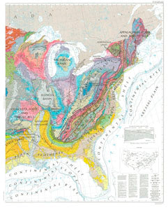 United States Fold and Thrust Belt Map Set - Wide World Maps & MORE! - Map - United Stated Department of the Interior - Wide World Maps & MORE!