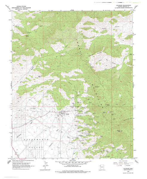 CHLORIDE, Arizona 7.5' - Wide World Maps & MORE! - Map - Wide World Maps & MORE! - Wide World Maps & MORE!