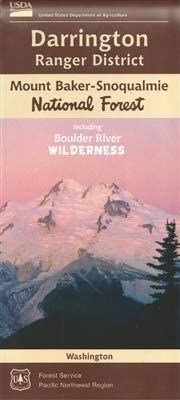Mt. Baker-Snoqualmie National Forest (Darrington Ranger District) Map - Wide World Maps & MORE! - Office Product - U.S. Forest Service - Wide World Maps & MORE!