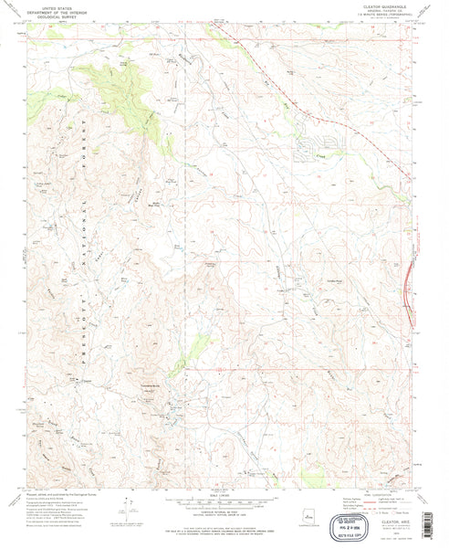 Cleator, Arizona (7.5'×7.5' Topographic Quadrangle) - Wide World Maps & MORE! - Map - Wide World Maps & MORE! - Wide World Maps & MORE!