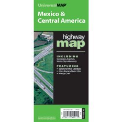 Mexico/Central America (World Political & International Highway Fold Maps) [Paperback] - Wide World Maps & MORE!