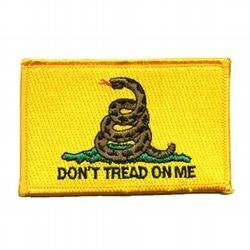 Gadsden Flag Patch - Wide World Maps & MORE! - Art and Craft Supply - Innovative Ideas - Wide World Maps & MORE!