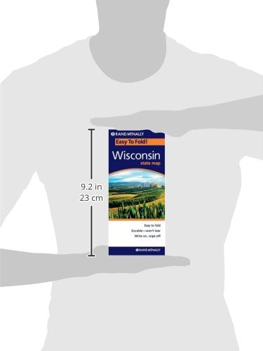 Easy To Fold: Wisconsin (Easyfinder S) - Wide World Maps & MORE! - Book - Rand McNally - Wide World Maps & MORE!