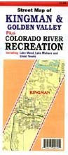 Street Map of Kingman & Golden Valley plus Colorado River Recreation - Wide World Maps & MORE! - Map - North Star Mapping - Wide World Maps & MORE!