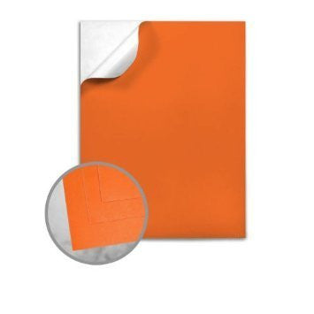 Colorcode 60# Orange Vellum Offset - 8 1/2 x 11 Full Sheet 10.1 mils 100 per Package - Wide World Maps & MORE! - Office Product - Starliner - Wide World Maps & MORE!
