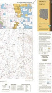 Surface Management Status 1:100,000-Scale Topographic Map of Nogales, Arizona - Wide World Maps & MORE!