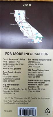 San Bernardino National Forest, California - Wide World Maps & MORE! - Map - United States Department of Agriculture - Wide World Maps & MORE!