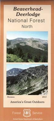 U.S.F.S. Beaverhead-Deerlodge National Forest (North) Map - Wide World Maps & MORE! - Sports - U.S.F.S. - Wide World Maps & MORE!