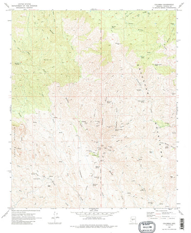 Columbia, Arizona (7.5'×7.5' Topographic Quadrangle) - Wide World Maps & MORE! - Map - Wide World Maps & MORE! - Wide World Maps & MORE!