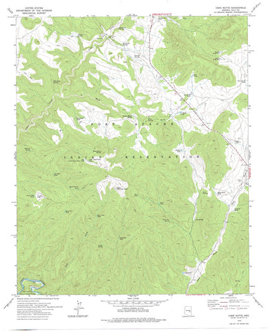 CONE BUTTE, Arizona 7.5' - Wide World Maps & MORE! - Map - Wide World Maps & MORE! - Wide World Maps & MORE!