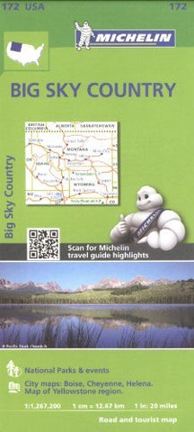 Michelin USA Big Sky Country Map 172 (Michelin Zoom USA Maps) - Wide World Maps & MORE! - Book - Wide World Maps & MORE! - Wide World Maps & MORE!