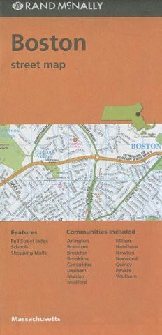 Rand McNally Folded Map: Boston Street Map - Wide World Maps & MORE! - Book - Wide World Maps & MORE! - Wide World Maps & MORE!