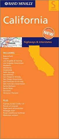 Rand McNally California State Map - Wide World Maps & MORE! - Book - Brand: Rand McNally n Company - Wide World Maps & MORE!