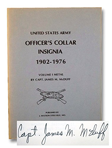United States Army Officer's Collar Insignia 1902-1976: Volume I Metal - Wide World Maps & MORE! - Book - Wide World Maps & MORE! - Wide World Maps & MORE!