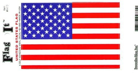 US Flag (8"×5") decal for auto, truck or boat - Wide World Maps & MORE! - Automotive Parts and Accessories - Flag It - Wide World Maps & MORE!